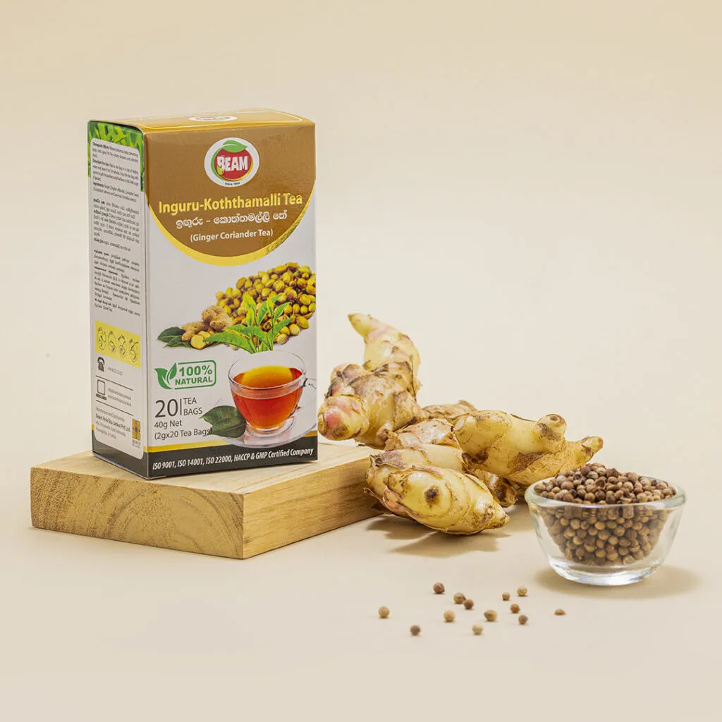 Inguru Kothamalli Tea (Ginger Coriander Tea)
